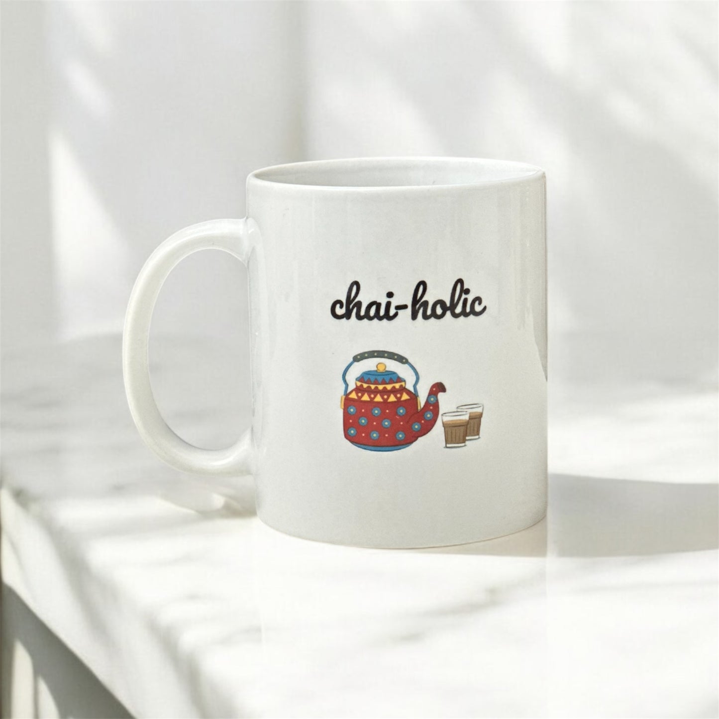 Chai-holic – 11oz Ceramic Mug | Funny Tea Lover Gift